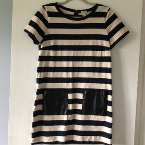 Striped J Crew Dress